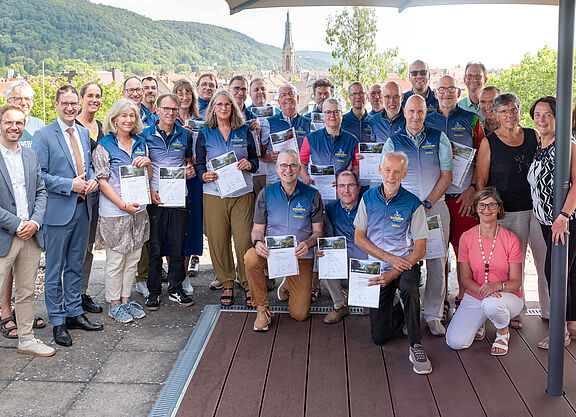 Frisch zertifizierte RadGuides im Rhein-Neckar-Kreis