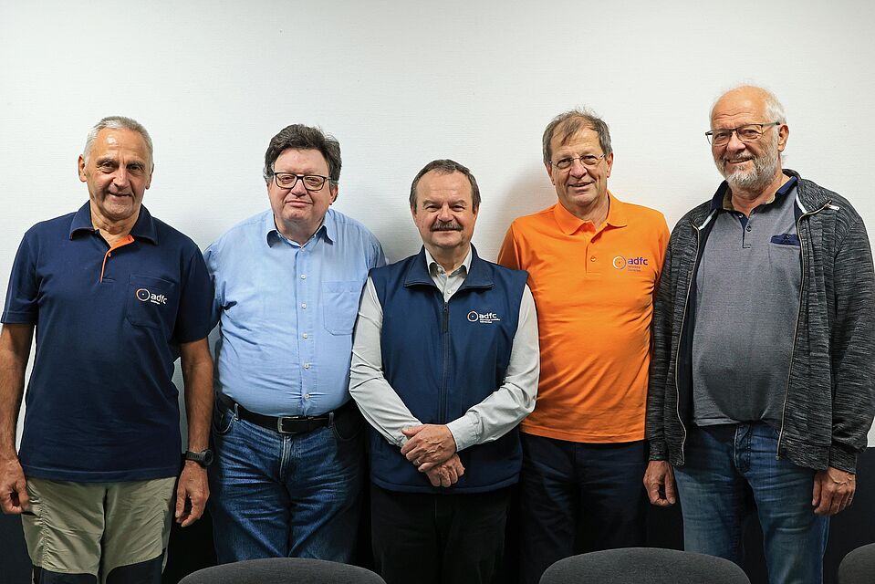 Vorstandsteam des ADFC-Kreisverbands Böblingen Vorstandsteam